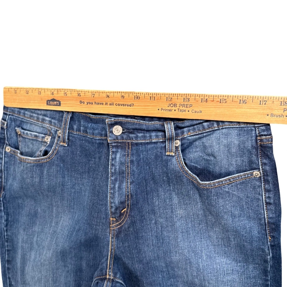 Levi's 505 Straight Leg Jeans Womens 14 Curvy Medium Wash Normcore Capsule Denim - Picture 9 of 13